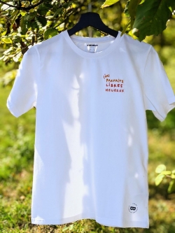 Tee-shirt Homme coton bio brodé Papa (im)parfait