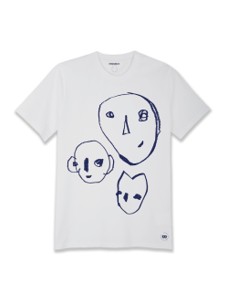 Tee-shirt Femme coton bio Bonnes têtes bleues