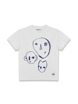 Tee-shirt Enfant coton bio Bonnes têtes bleues