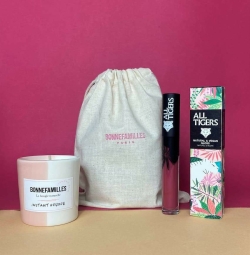 NEW | Kit Bougie et Gloss Edition Limitée - BONNEFAMILLES X ALL TIGERS