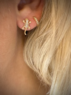 PUCES D’OREILLES EN PLAQUE OR