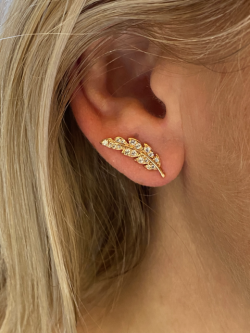 PUCES D’OREILLES EN PLAQUE OR