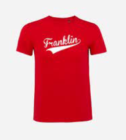 NOUVEAUTES 2021. FRANKLIN ÉDITION  2021 t-shirt rouge