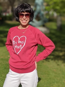 NEW | Sweat Adulte Toi Moi Nous Rouge Baiser
