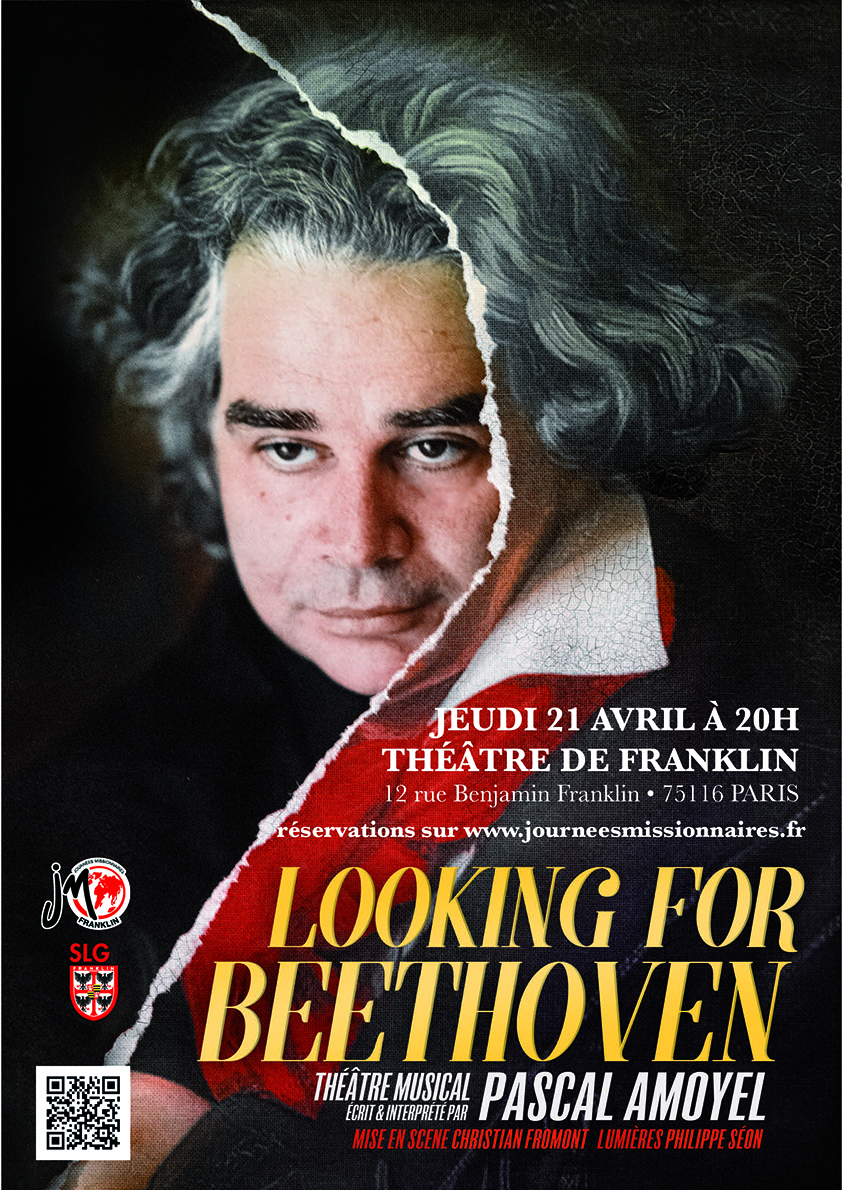 INSCRIPTION AU CONCERT de Pascal AMOYEL : LOOKING FOR BEETHOVEN Le 21 Avril  20H