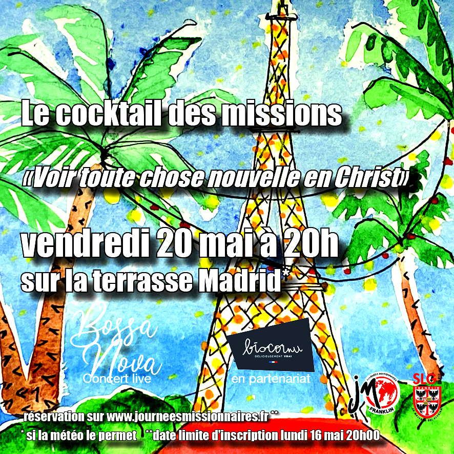 Le cocktail des Missions  VENDREDI 20 MAI