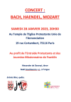 Concert Bach, Haendel, Mozart • REPORTÉ